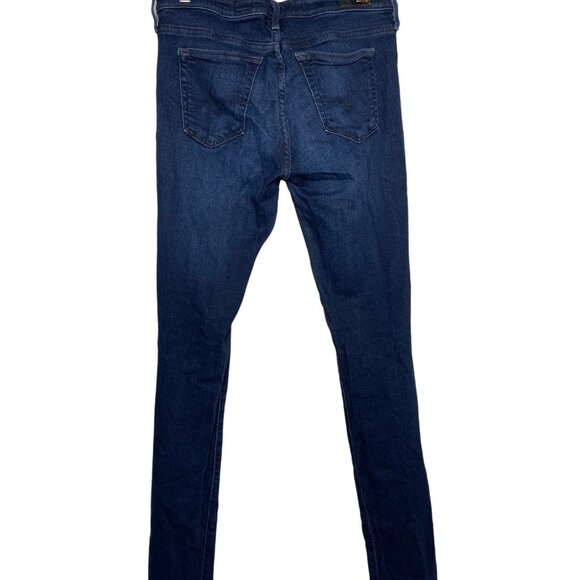 AG Adriano Goldschmied The Leggings Size 27 Super Skinny Jeans Dark Wash - Picture 6 of 11